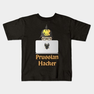 Prussian Russian Hacker Pun Kids T-Shirt